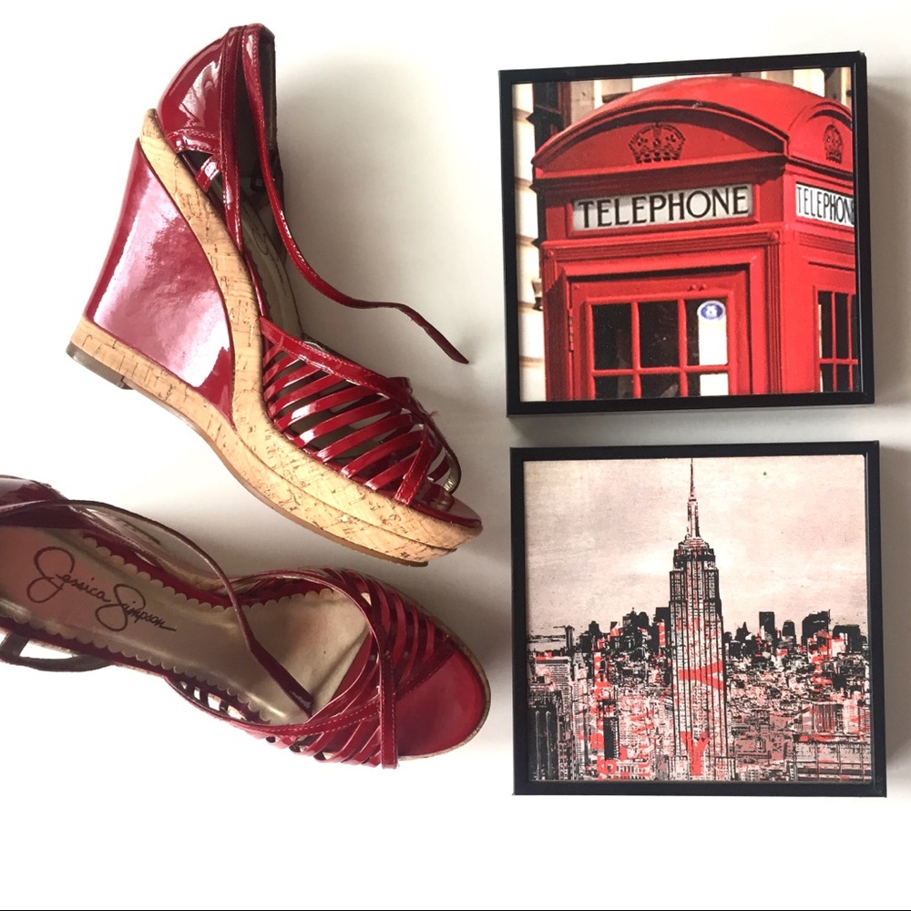 Jessica Simpson Cork Platform